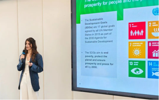 图：联合国环境署项目专家拉里莎·费恩