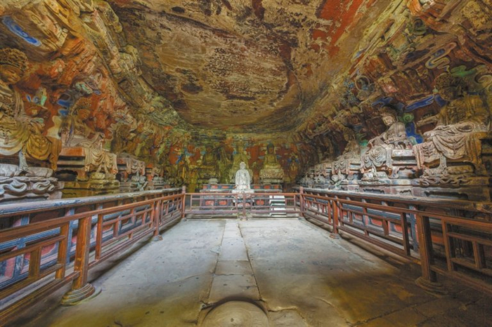 ▲圆觉洞全景。