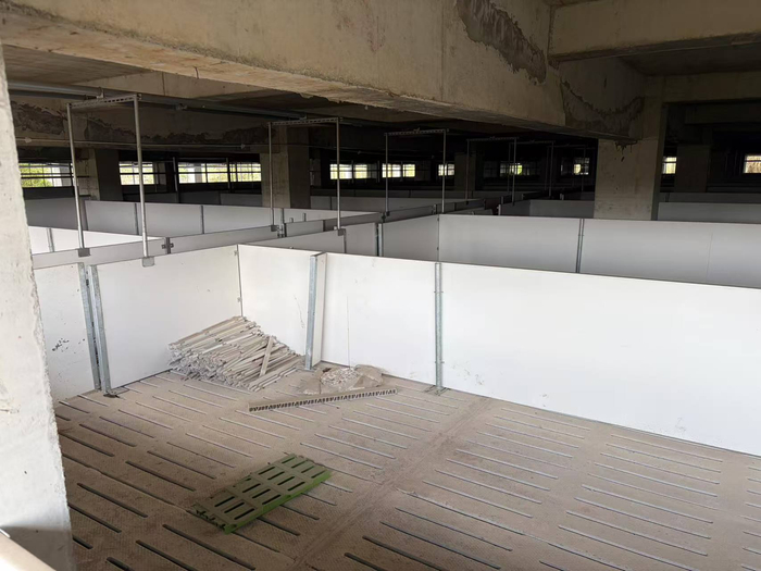 养猪场内部 图片来源：每经记者 胥帅 摄