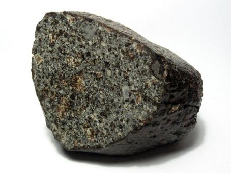 球粒陨石的切面  来源：H. Raab  Wikipedia