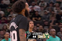 这就花了？马刺次节2分钟轰7-0攻击波 领先20分打停雄鹿