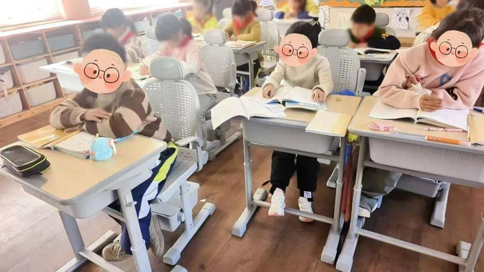 △天台县山区石梁学校桌椅焕新项目