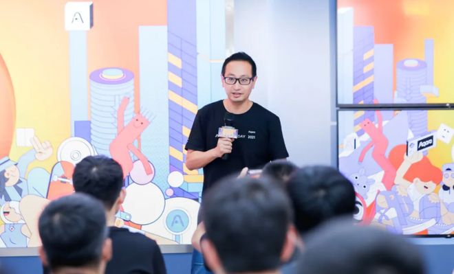 ▲绿米副董事长、总经理林震（图源：Aqara）