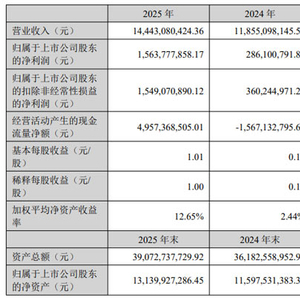 先导智能2025年业绩暴增:归母净利润15.64亿元 同比激增446.58%|财务指标|盈利能力|现金流|电池|客户_手机新浪网