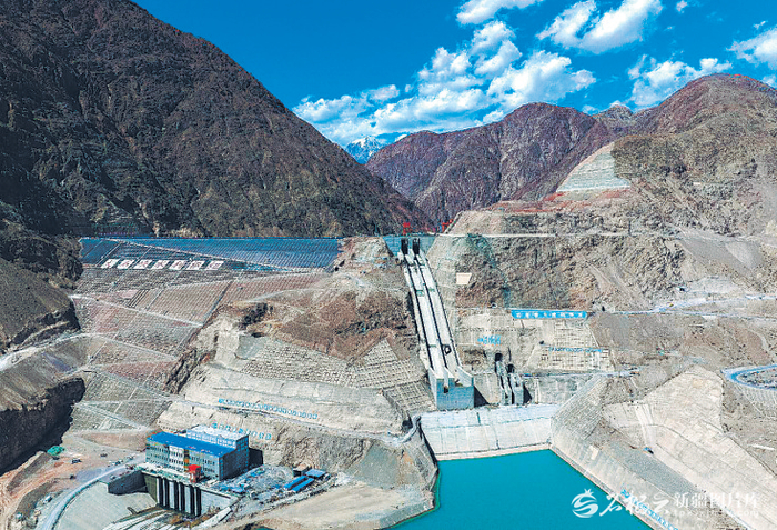 　　大石峡水利枢纽工程通过下闸蓄水阶段验收。（资料图）李相臣摄