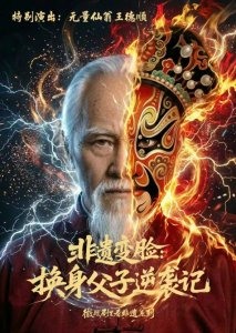 微短剧《非遗变脸震全球》海报。