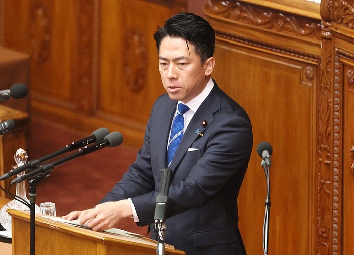 △日本防卫大臣小泉进次郎（资料图）