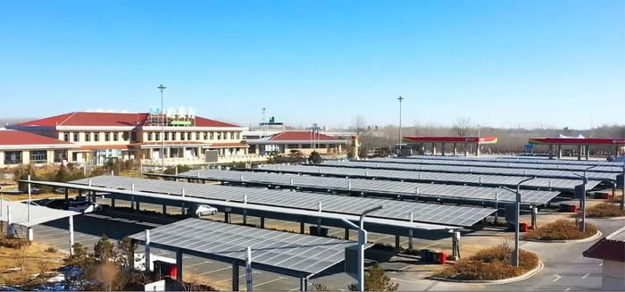 雄安北综合能源零碳智能服务区试点项目。黄世平 摄