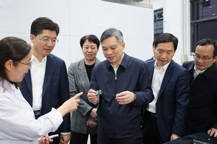 刘捷调研商业航天产业。陆乐摄