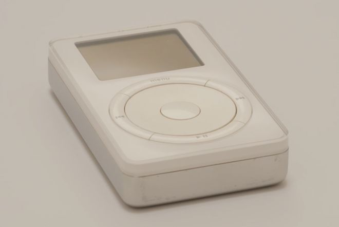 ▲第一代ipod原型