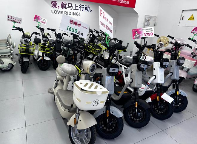  爱玛北京一门店。时代财经摄