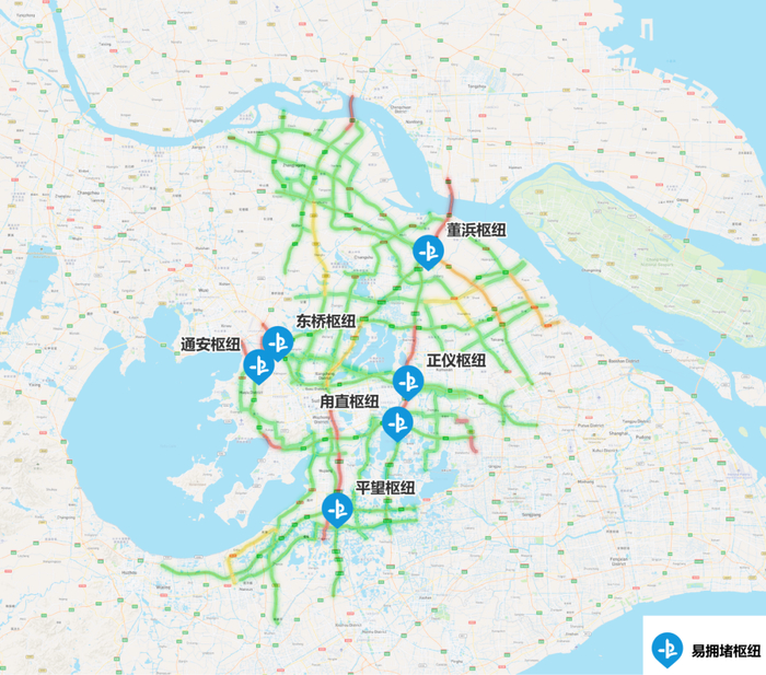 清明期间苏州易拥堵枢纽分布