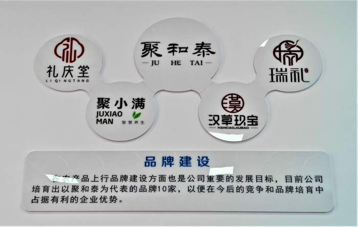 图为聚和泰公司自创品牌建设和发展目标
