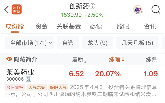 东方财富App截图