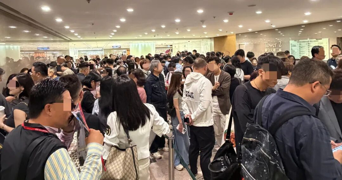 2026年3月22日，港岛南区楼盘DEEP WATER SOUTH推售现场 图片来源：每经记者 李旭馗 摄