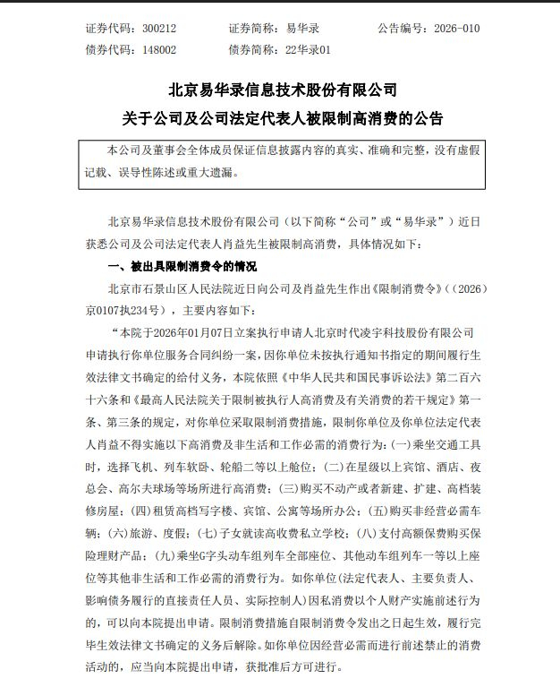 图片来源：易华录公告