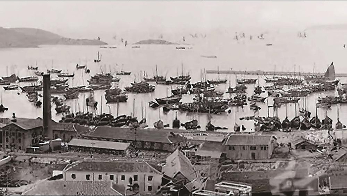 1964年的三沙渔港（资料图片）