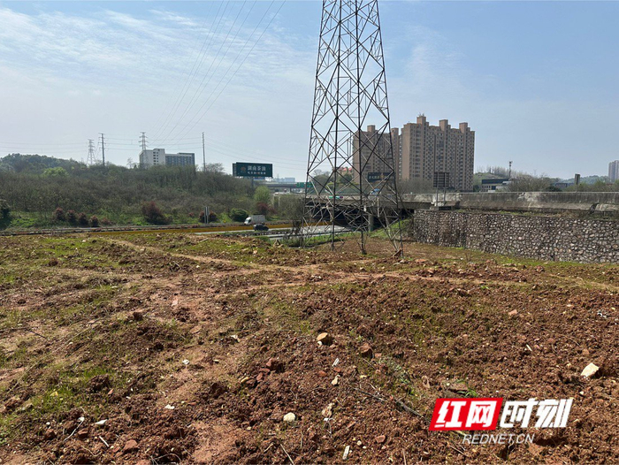 曾经黄土裸露、垃圾遍地的护坡，已被绿网覆盖或播撒了草籽，等待重新焕发生机。