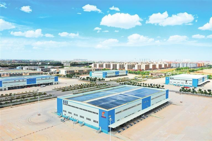     兰州新区综保区。新甘肃·甘肃日报记者 丁凯