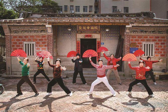 鳌冠社区古厝改造为“鳌冠幸福院”。 受访单位供图 
