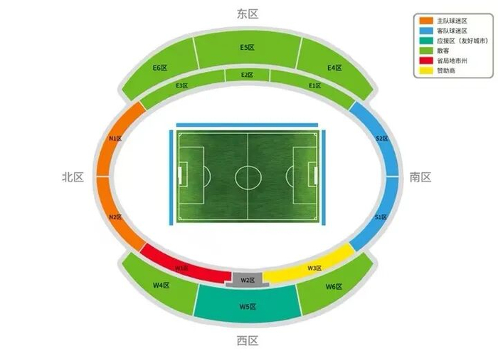 “看个比赛”小程序购票页面票房分区