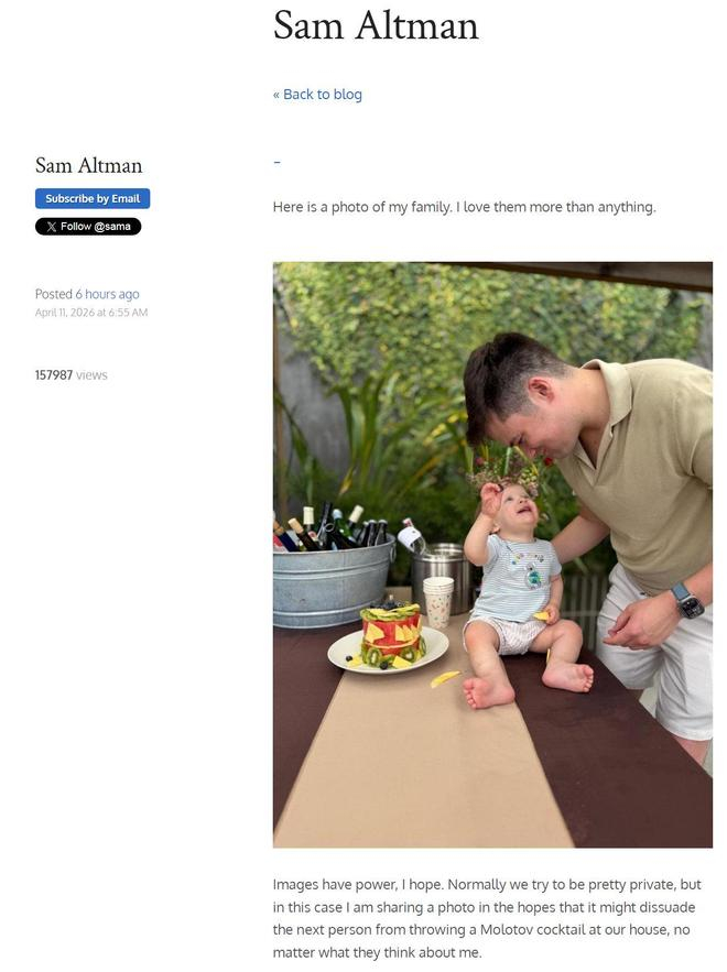 　　截图来源：Sam Altman博客