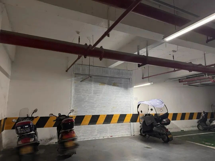 地下车库取件点已拆除。