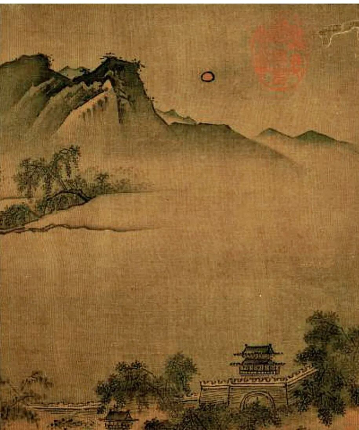 南宋叶肖岩《西湖十景图册》之“柳浪闻莺” 现藏于台北故宫博物院