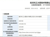 武汉国资33亿投资科工火箭，获得29.5904%股权