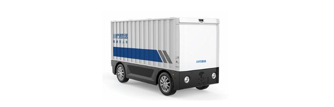 ▲川行致远无人配送车