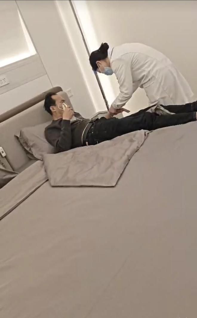 张信金自称，注射十多分钟后他感觉身体不适。 图片由受访者提供
