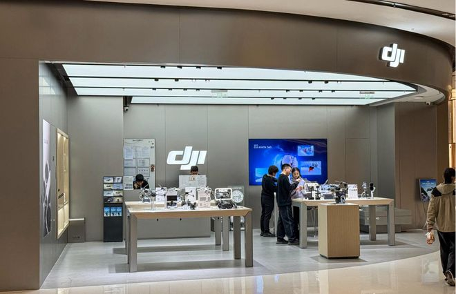 　　DJI大疆位于北京的门店。新华网记者 陈延特 摄