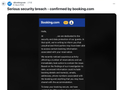 全球最大在线旅游公司 Booking.com 遭黑客入侵，旅客姓名 / 电话号码等隐私信息外泄