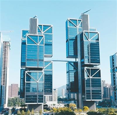 图为大疆“天空之城”大楼外景。