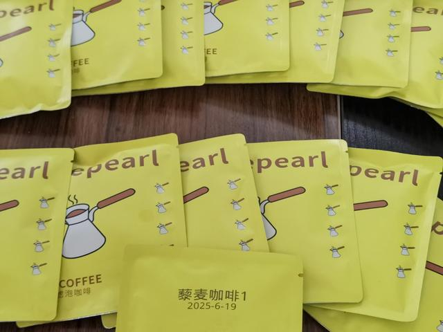 上海市农科院团队开发的藜麦挂耳咖啡 图片来源：上海市农科院网站（下同）