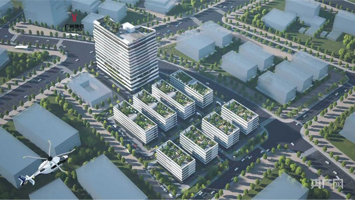 广州白云人工智能产业智造基地项目效果图（央广网发  白云融媒供图）
