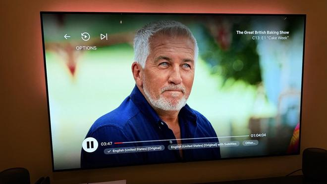 Netflix 自研播放器界面截图