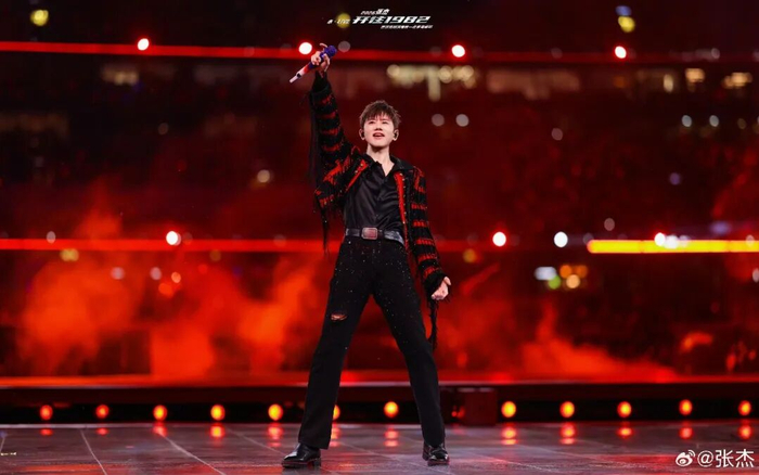 ▲2026张杰未·LIVE-「开往1982」世界巡回演唱会北京鸟巢站现场。