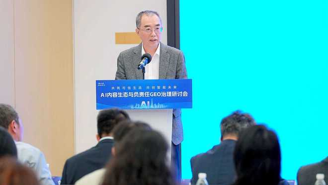 中国新闻技术工作者联合会理事长罗毅 每经记者 韩阳 摄