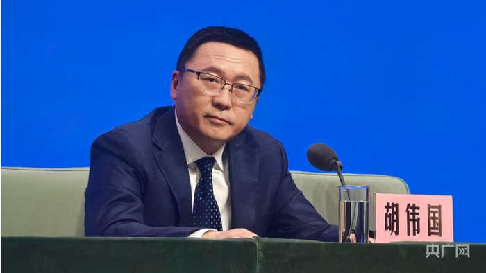 上海交通大学医学院附属瑞金医院党委书记胡伟国（央广网记者  雷妍  摄）