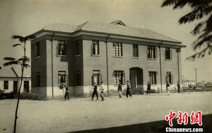  广西南宁育才学校校园景色。广西大学供图