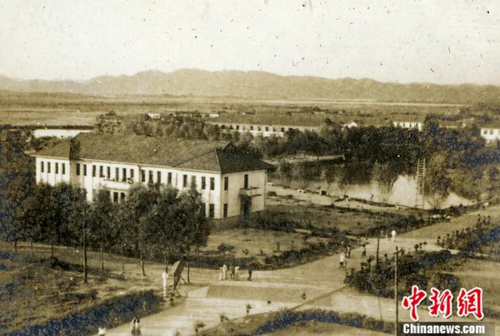  广西南宁育才学校校园景色。广西大学供图