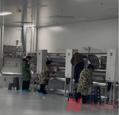 生产车间内部 图片来源：每经记者3月下旬摄