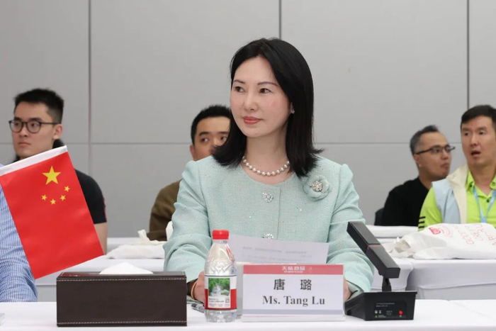 ▲唐璐女士致辞