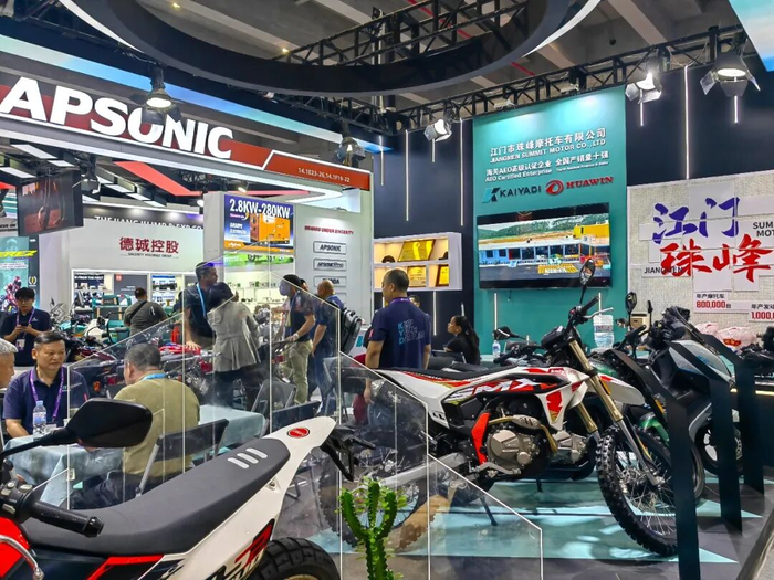 江门珠峰展位 界面新闻记者拍摄