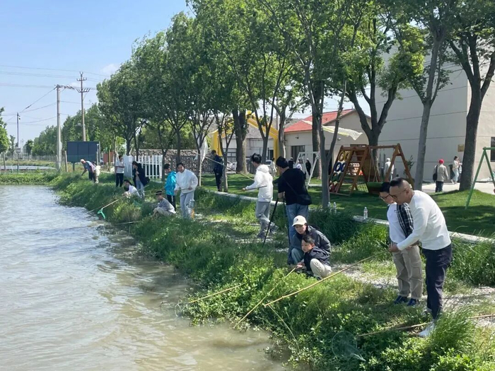 往年小龙虾垂钓图