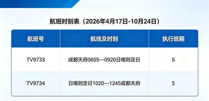 图为航班信息（具体时刻及班期以实际查询为准）