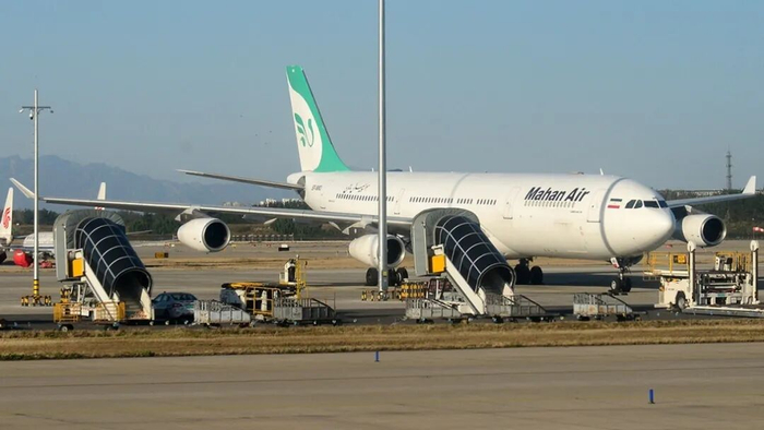 图：马汉航空A340-300在北京