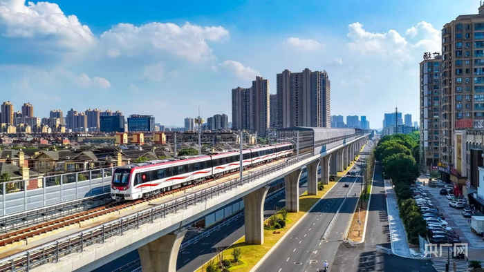 宁马市域铁路（央广网发  马鞍山市委宣传部供图）