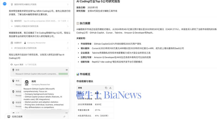 Kimi K2.6的Agent集群能力演示